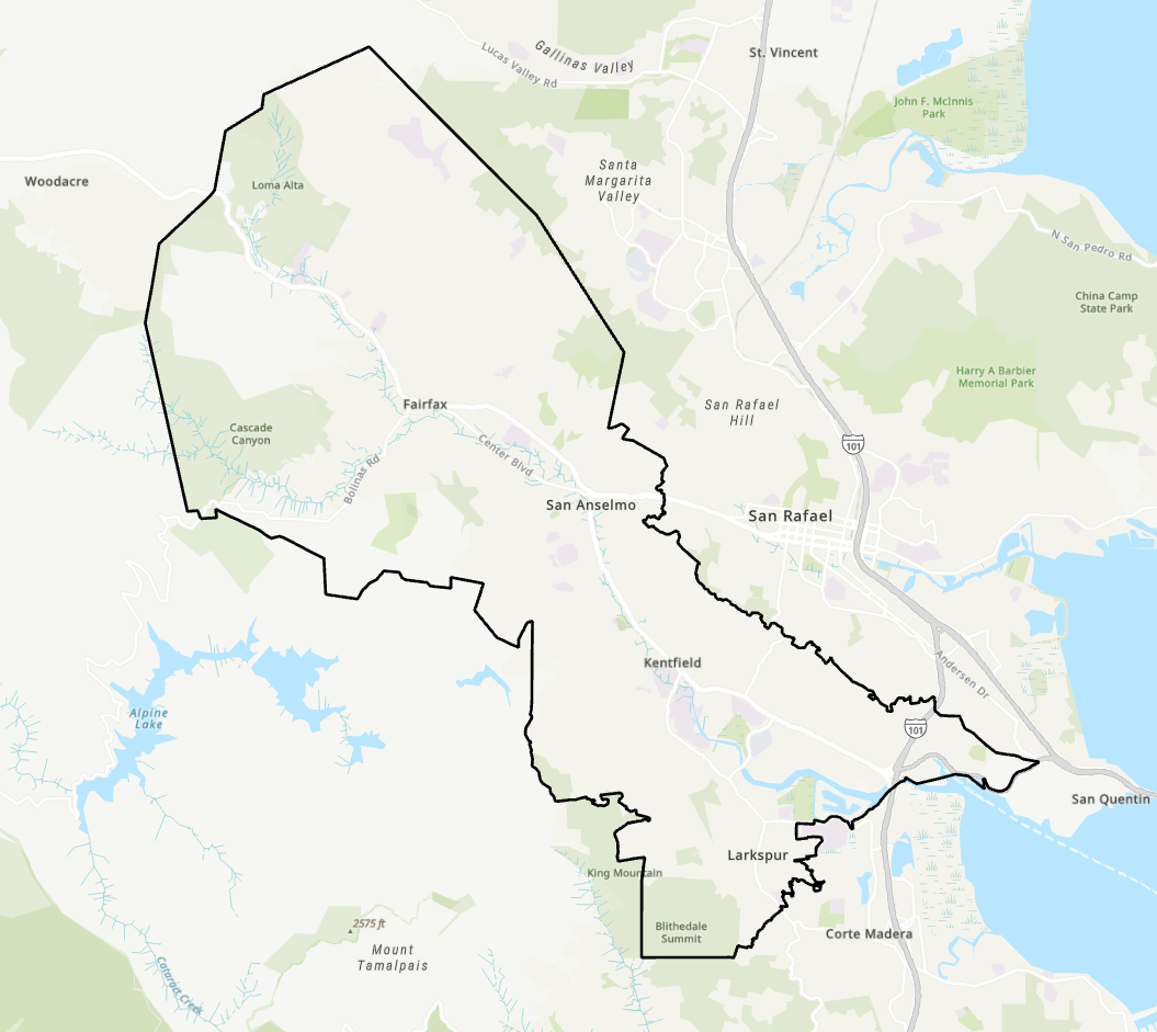 Easement Boundary Map